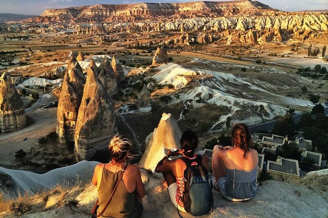 From Istanbul: 3-Day Cappadocia Highlights Tour by Plane - Uchisar: the viewpoint payoff and a different kind of rock