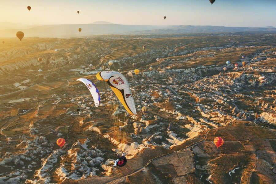 From Urgüp/Göreme: Cappadocia Tandem Paragliding & Transfer - Cappadocia tandem paragliding: the view that makes the effort worth it