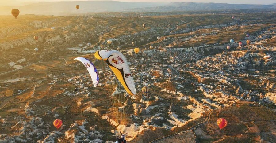 From Urgüp/Göreme: Cappadocia Tandem Paragliding & Transfer - Safety briefing and gear: what you get and how it helps first-timers