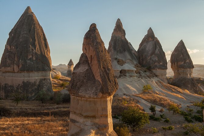 Full-Day Cappadocia Tour with Sunrise Hot Air Balloon Ride - Pigeon Valley and Ortahisar: ending on panoramic rock shapes