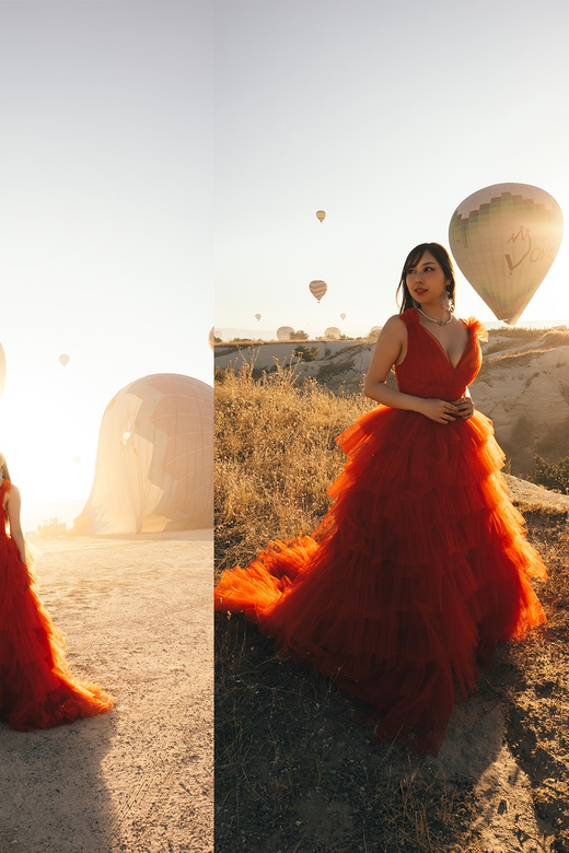 Göreme: Cappadocia Satin Flying Dress Rental - Key highlights you’ll care about