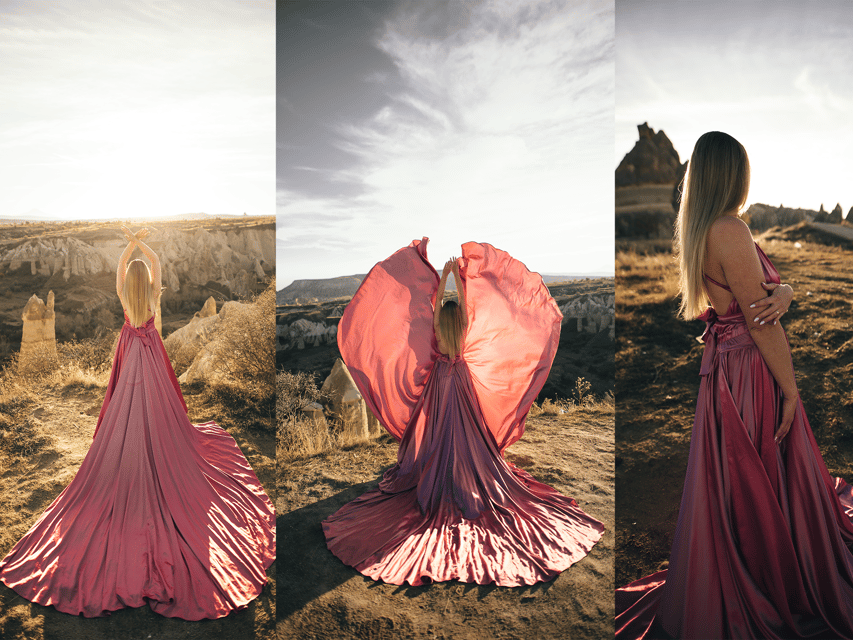 Göreme: Cappadocia Satin Flying Dress Rental - Hotel Delivery and Pickup: Less Stress on Photo Day
