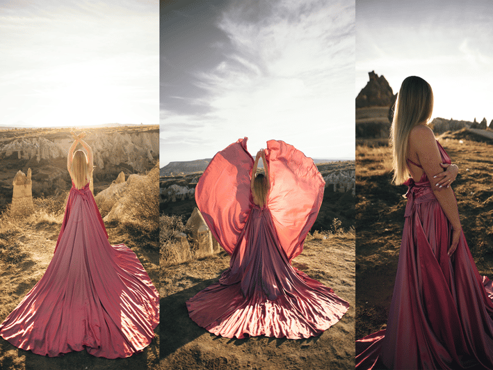 Göreme: Cappadocia Satin Flying Dress Rental - Best For: Who This Works For in Cappadocia