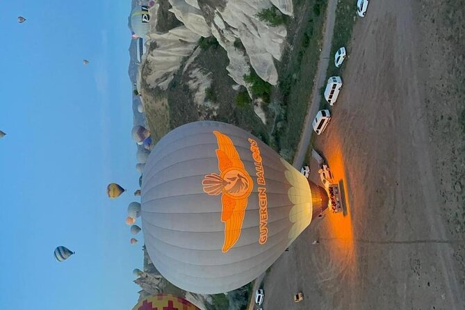 Goreme/Cappadocia Sunrise Hot Air Balloon Flight with Pickup - Up in the air: Fairy Chimneys, valleys, and sunrise color