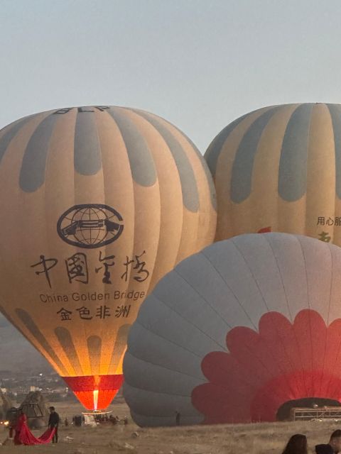 Göreme: Luxury Hot Air Balloon Flight in Göreme Valleys - Champagne tasting on the ground: fun, not a long party