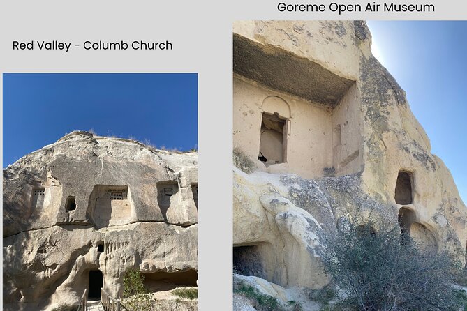 Goreme Open Air Museum Caves and Chuches in Cappadocia Red Valley - Göreme Open-Air Museum: stairs, churches, and the fresco hits