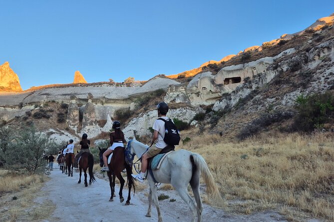 Horseback Tour in Cappadocia Valleys and Transfers - Ak Valley (White Valley): bright rock scenery on a practical timetable