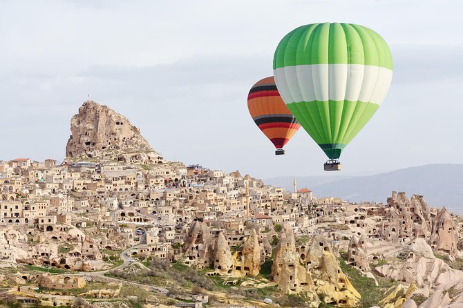 Hot Air Balloon, Best of Red and Green Guided 1-Day Tour - Sunset point, Uçhisar castle, and the valley drive-and-walk loop