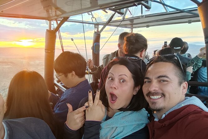 Hot-Air Balloon Ride in Cappadocia [bestseller] - The view setup: Uchisar at dawn