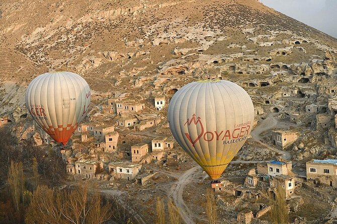 Hot Air Balloon Ride in Cappadocia - Soganlı & Ihlara Valley - Soğanlı Valley balloon flight: fairy chimneys and cave churches from above