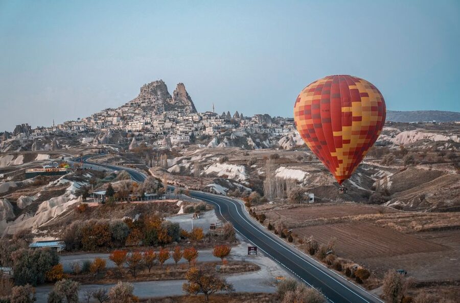 Hot air balloons in Goreme red valley - Key Things I’d Bet On