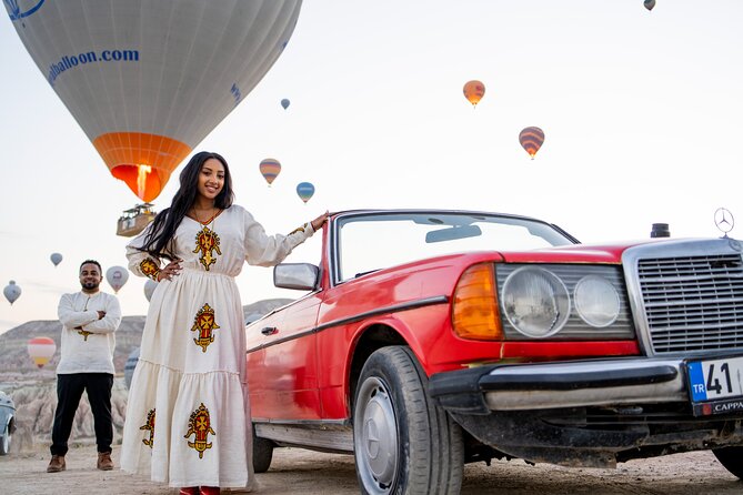Photoshoot Experience in Cappadocia with Flying Dress - Photos and delivery: 1000 shots, 30 edits, raw in 24 hours