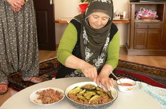 Private Cappadocia Food and Culture Tour: Turkish Cooking Class - Lunch in Ayvali: eating the meal you helped create