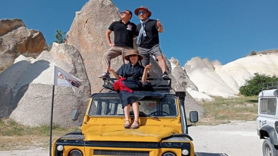 Private Cappadocia Jeep Safari : Sunrise & Sunset - Ortahisar Castle: the first big viewpoint payoff