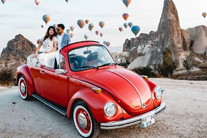 Private Classic Car Tour in Cappadocia with Balloon View - Love Valley: The Balloon Rising Spot for Photos and Videos