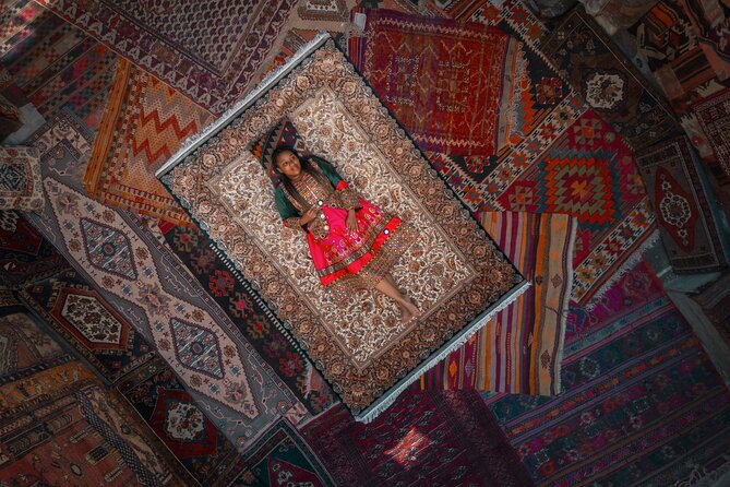 Private Photo & Drone Session in Carpet Gallery - The 30-minute carpet session: what happens step by step