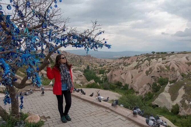 Private Red Tour with Pottery Workshop in Cappadocia - Rose Valley (Kızılçukur): red-hued scenery with a short stop