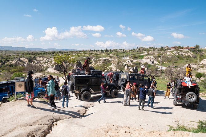 Sunset Jeep Safari in Cappadocia - Ortahisar panoramas and the Hallac Hospital Monastery stop